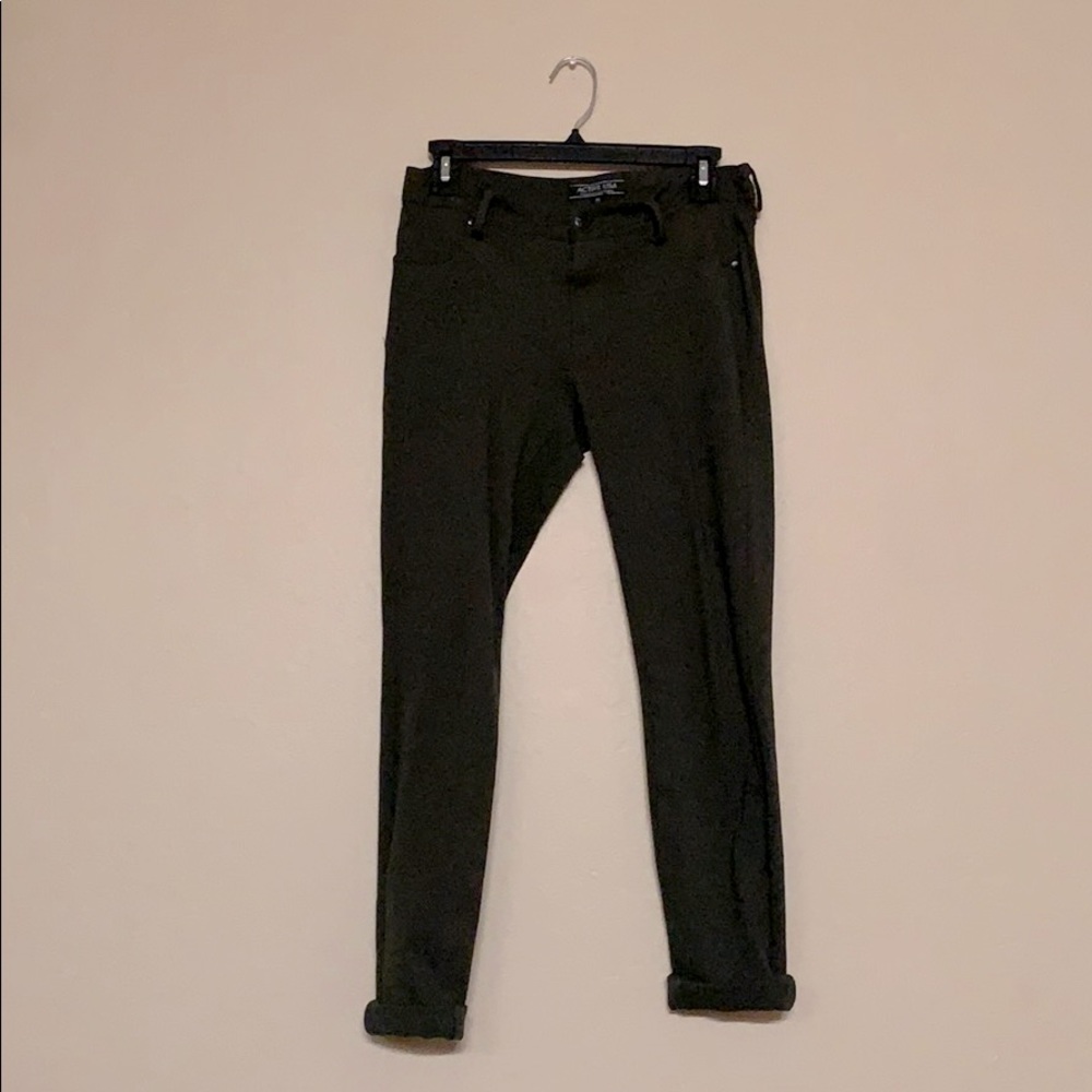 Army Green Skinny Jeggings